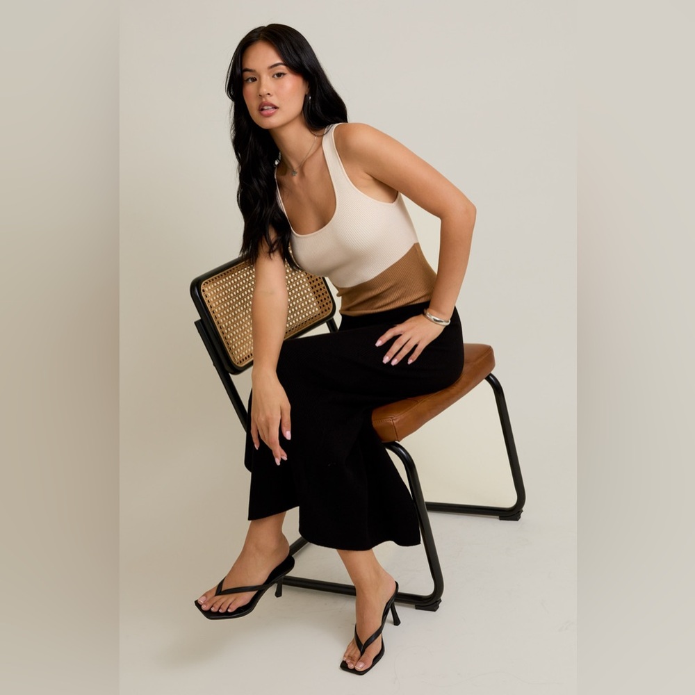 Le Lis Color Block Midi Dress